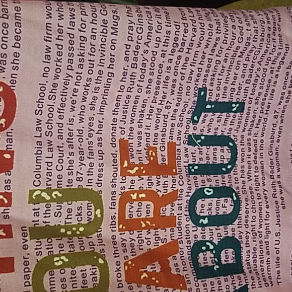 RBG pop art and Bio Long Sleeve - Picture 3 of 5